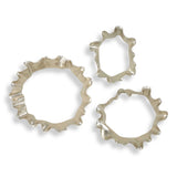 Ripple Effect Wall Art (Set of 3) - Silver by Uttermost - View 1