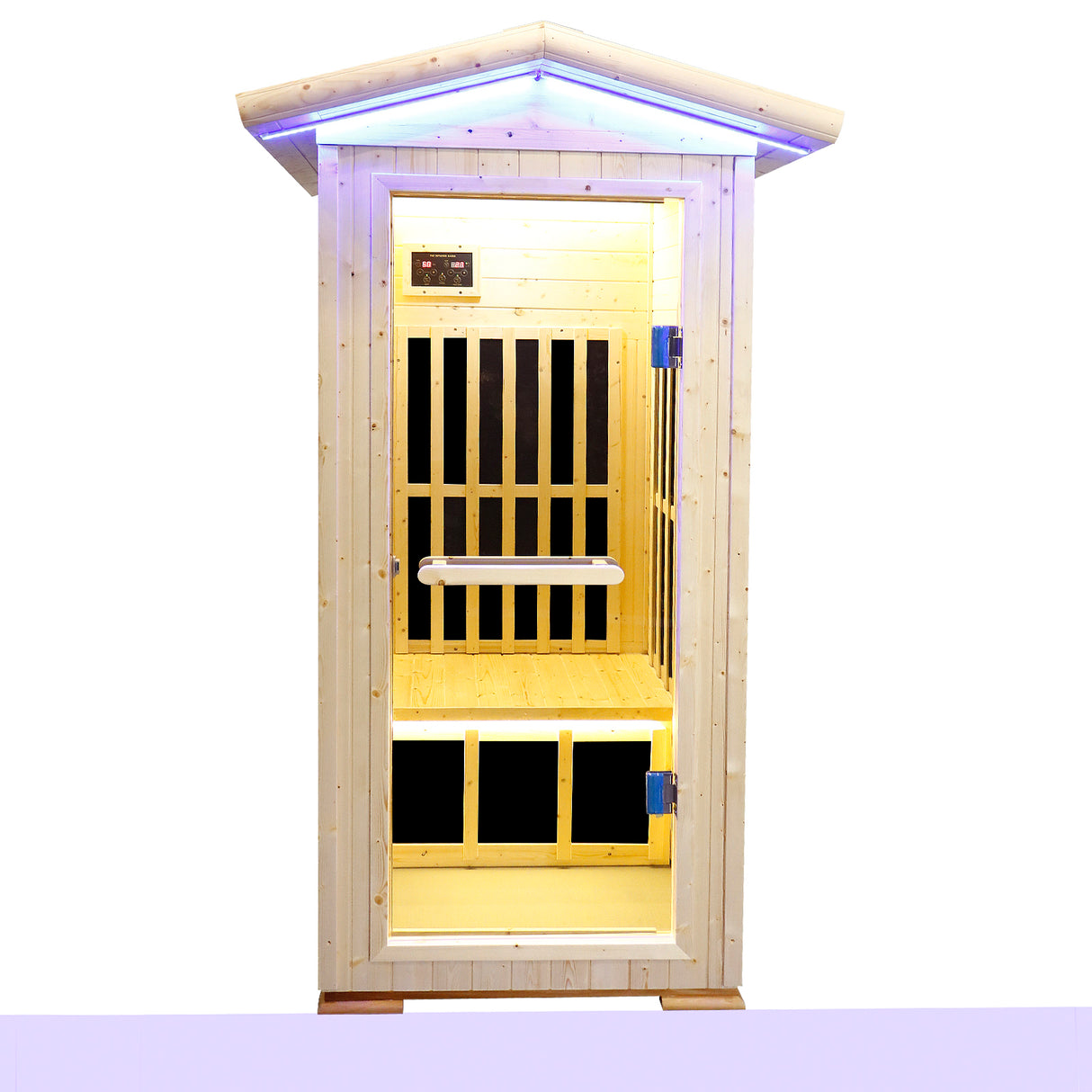 Single person spruce far infrared sauna hair - Home Elegance USA