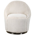 Crue Swivel Chair - White by Uttermost - View 1