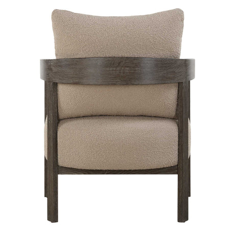 Sienna Sand Fabric Accent Chair - Light Brown by Uttermost - View 7