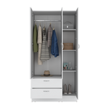 Armoire Haddam, Bedroom, White - sold by Home Elegance USA