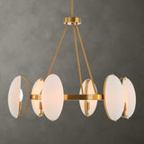 Oviform 6 Light Round Chandelier - Gold by Uttermost - View 1