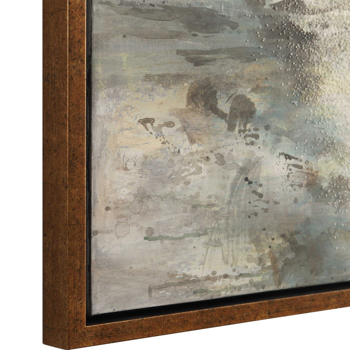 Behind The Falls Abstract Art - Beige / Light Brown by Uttermost - View 4