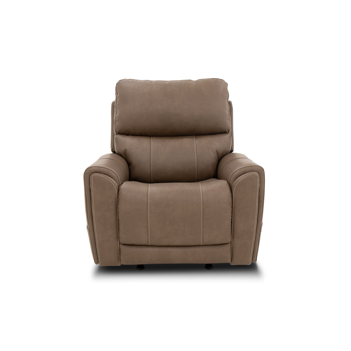 Carter Power Rocking Recliner With Power Headrest, Lumbar, Heat & Massage - Cappuccino | Flexsteel