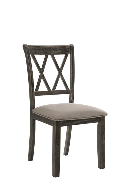 Claudia II Weathered Gray Finish 7 PCs Dining Room Set - sold by Home Elegance USA