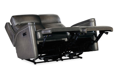 Hamilton Power Loveseat With Power Headrest - Dark Brown by Hooker Furniture - View 3