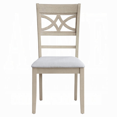 Antique Gray Finish Beautiful Dining Set 7pc Table and 6 Side Chairs Set Wooden Furniture, Contemporary Formal - sold by Home Elegance USA