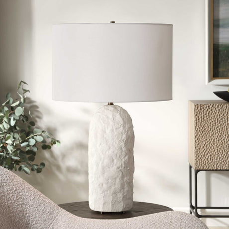 Vieste White Table Lamp by Uttermost - View 3