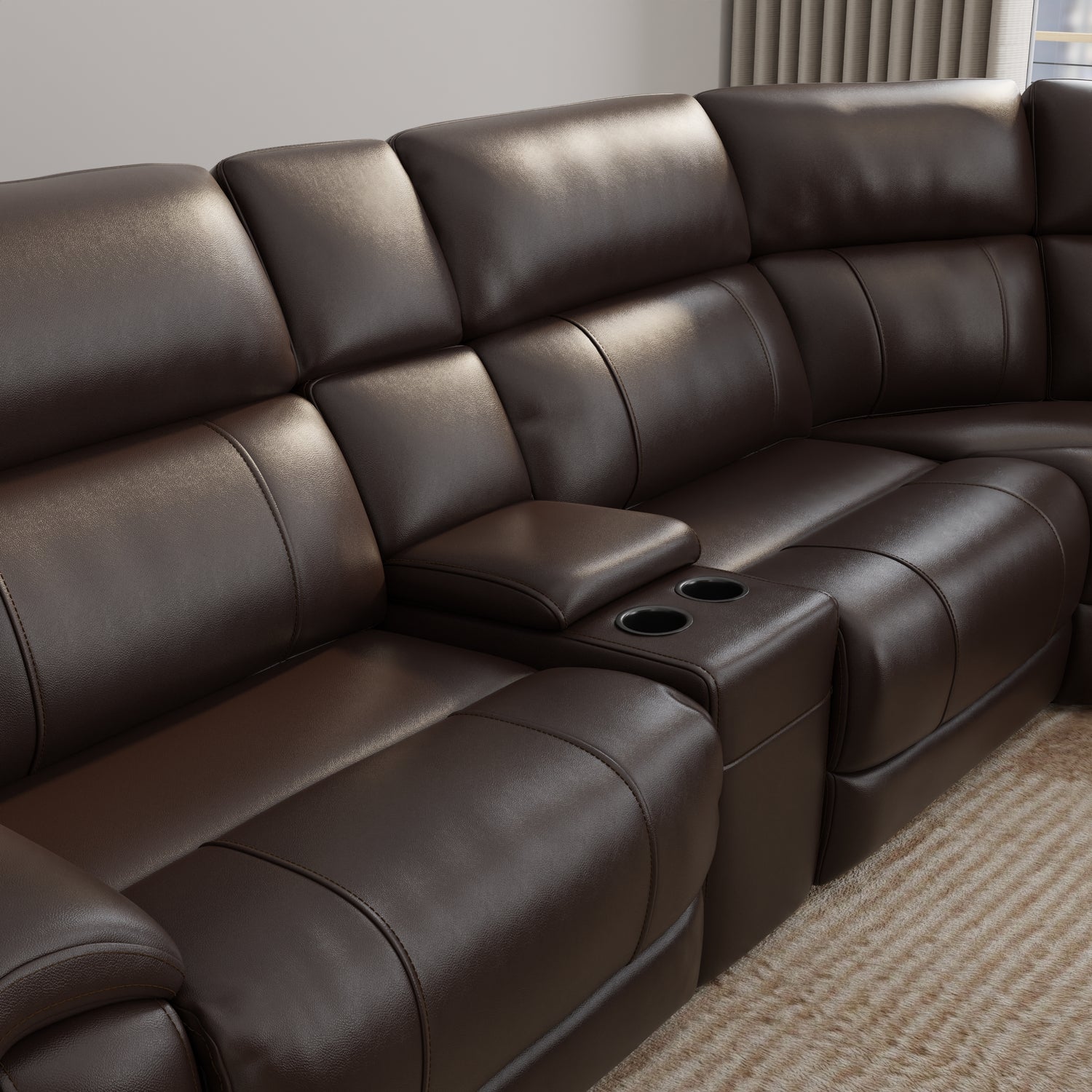 tobacco leather sectional Zeppelin Italian Waco Upholstered in rich Lucia Tobacco Italian leather it offers a soft yet durable seating experience perfectly complemented by warm brown wood legs Fletcher Park Tobacco Brown Leather