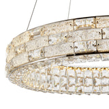 1 Ring Crystal Chandelier // Chrome  | Finesse - Home Elegance USA
