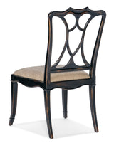 Charleston Upholstered Seat Side Chair (Set of 2) - Black by Hooker Furniture - View 6
