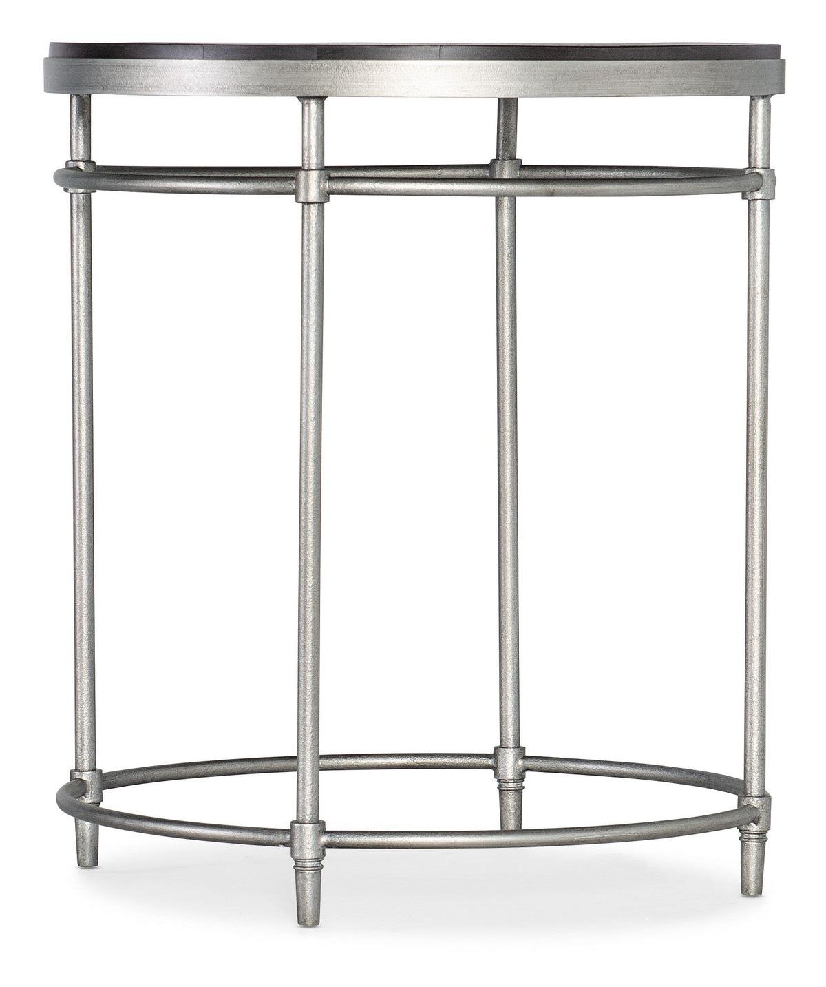 Saint Armand Round End Table - Black / Silver by Hooker Furniture - View 1