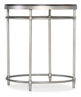 Saint Armand Round End Table - Black / Silver by Hooker Furniture - View 1