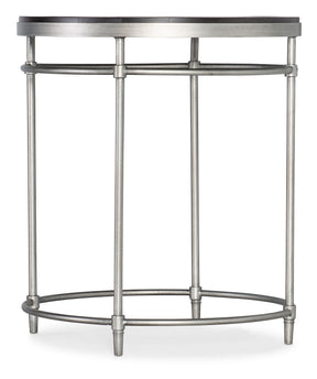 Saint Armand Round End Table - Black / Silver by Hooker Furniture - View 1