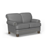 Bay Bridge Leather Loveseat, Nailhead Trim | Flexsteel