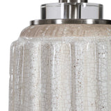 Azariah Crackle Table Lamp - White by Uttermost - View 5