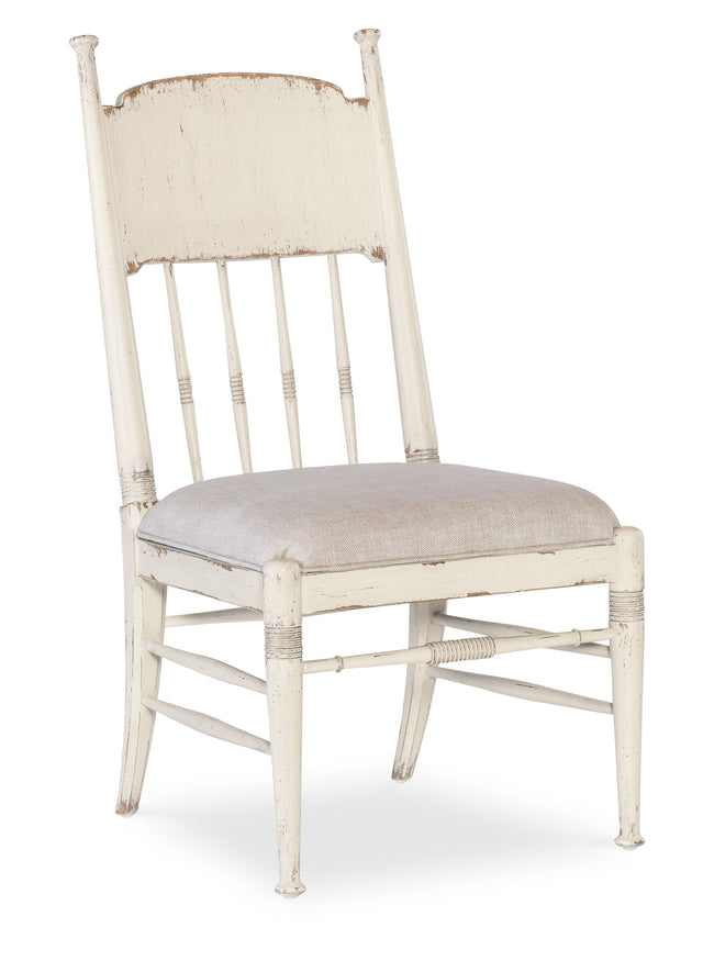 Americana Upholstered Seat Side Chair (Set of 2) - White by Hooker Furniture - View 1