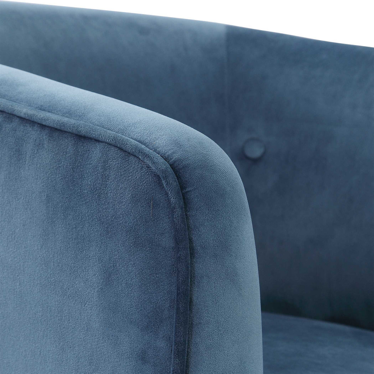 Mallorie Swivel Chair - Blue by Uttermost - View 6