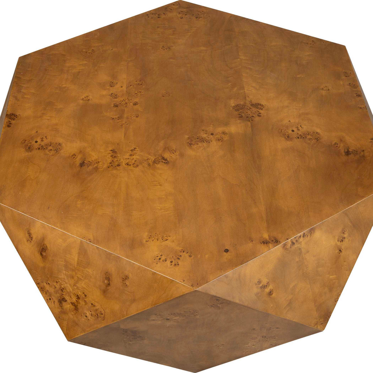 Hughes Geometric Coffee Table - Dark Brown by Uttermost - View 5