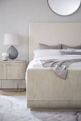 Modern Mood California King Upholstered Panel Bed - Beige by Hooker Furniture - View 5