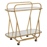 Swain Brass Serving Cart - Bronze by Uttermost - View 4