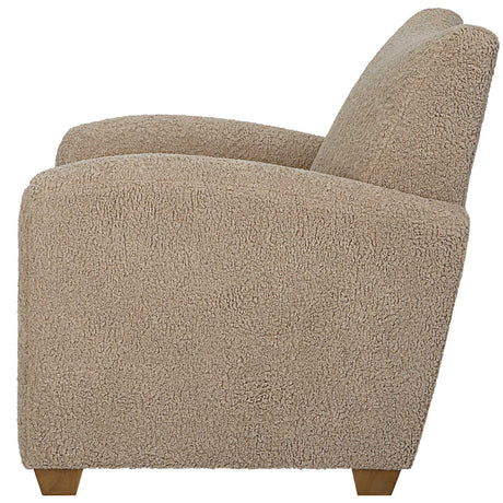 Teddy Accent Chair Latte - Beige by Uttermost - View 7