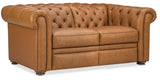 Glover Power Reclining Loveseat With Power Headrest - Light Brown by Hooker Furniture - View 2