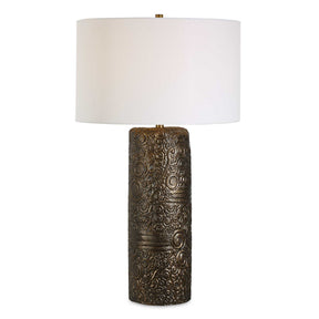 Malaga Brass Table Lamp - Bronze by Uttermost - View 1