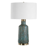 Dauphine Cracked Table Lamp Teal - Green by Uttermost - View 3