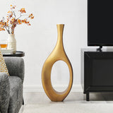Trombone Vase Large // Matte Bronze  | Finesse - Home Elegance USA
