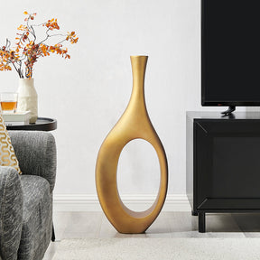 Trombone Vase Large // Matte Bronze  | Finesse - Home Elegance USA