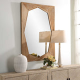 Marquise Wood Mirror Natural - Light Brown by Uttermost - View 3