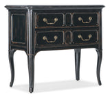 Charleston Two-Drawer Nightstand - Black by Hooker Furniture - View 1