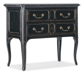 Charleston Two-Drawer Nightstand - Black by Hooker Furniture - View 1