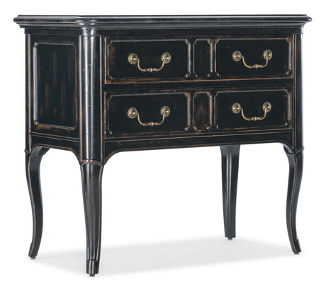 Charleston Two-Drawer Nightstand - Black by Hooker Furniture - View 1