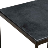 Sherwood Square Marble Accent Table - Black by Uttermost - View 4