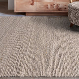 Lovelle Soft Wool 9 X 12 Rug Ivory - Light Gray by Uttermost - View 2