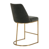 Hanni Counter Stool Charcoal - Dark Gray by Uttermost - View 5