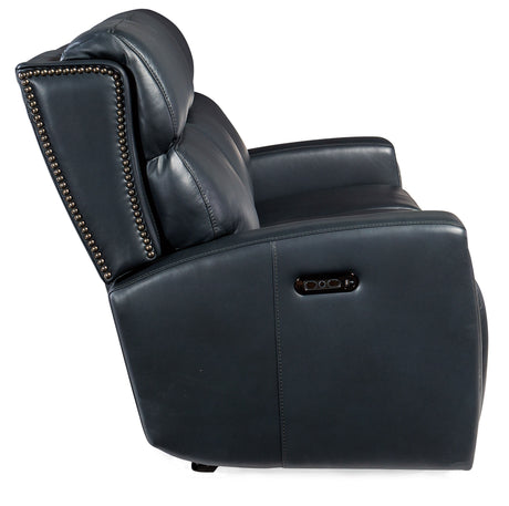 Ruthe Zero Gravity Power Sofa With PH & Hidden Console - Blue by Hooker Furniture - View 9