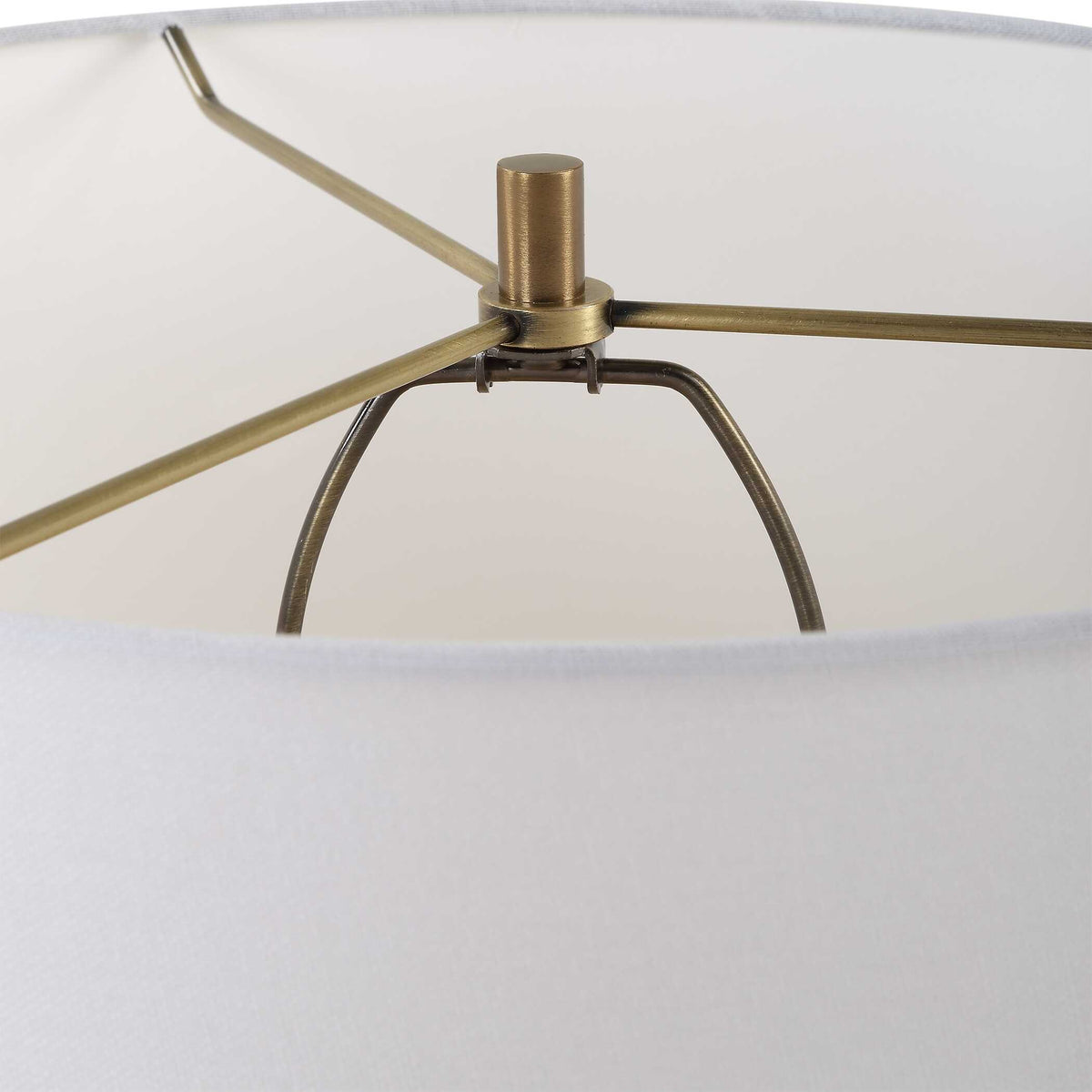 Vieste White Table Lamp by Uttermost - View 6