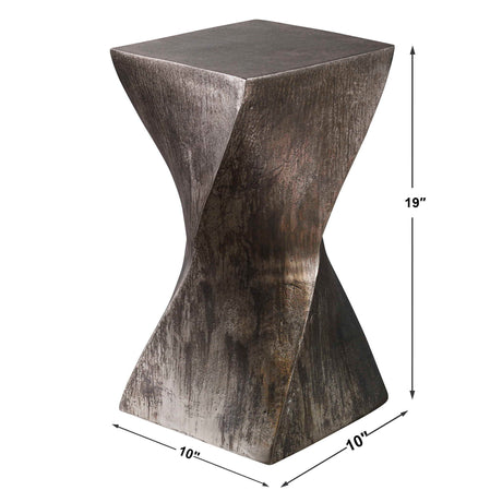 Euphrates Accent Table - Dark Gray by Uttermost - View 7