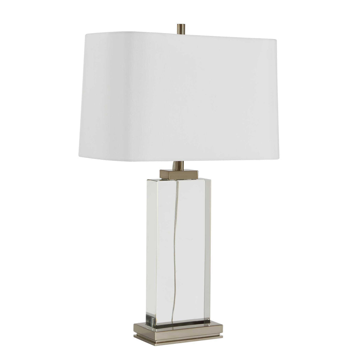 Genevieve Crystal Table Lamp Brass / Gold - Silver by Uttermost - View 6