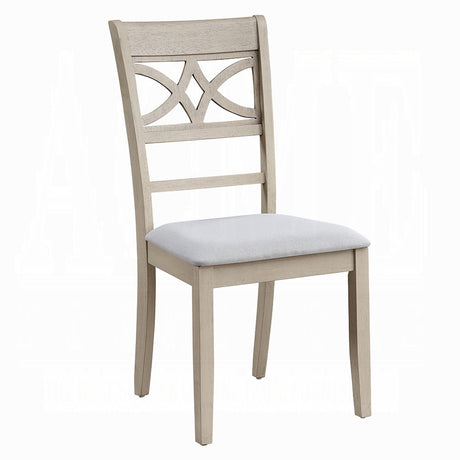 Antique Gray Finish Beautiful Dining Set 7pc Table and 6 Side Chairs Set Wooden Furniture, Contemporary Formal - sold by Home Elegance USA