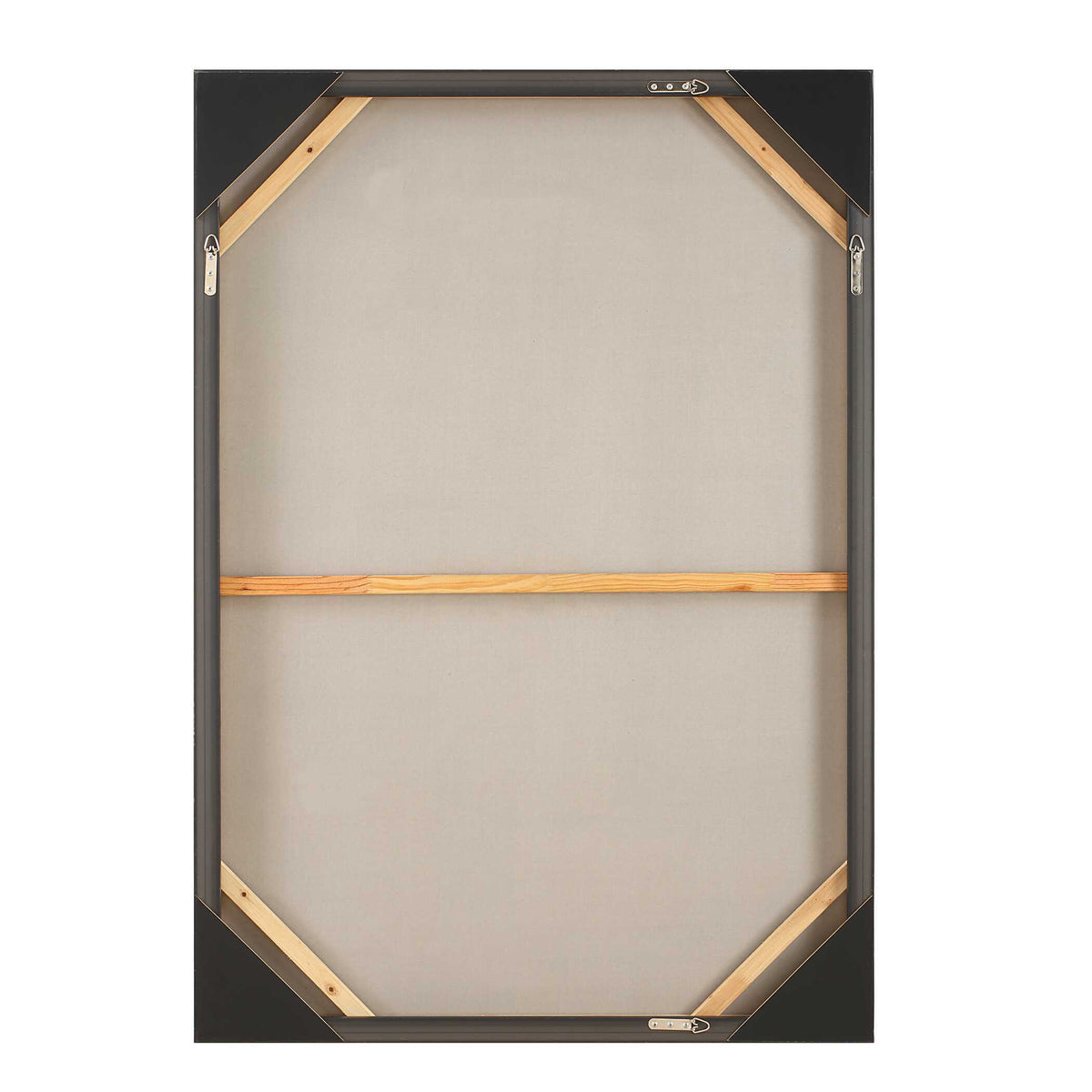 Interference Hand Painted Canvas - Dark Brown by Uttermost - View 6