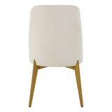 Vantage Fabric Dining Chair - White by Uttermost - View 6
