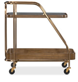 Commerce And Market Walnut Wine And Bar Cart Light Caramel - Dark Brown by Hooker Furniture - View 9