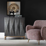 Marico 2 Door Mindi Cabinet - Dark Brown by Uttermost - View 2