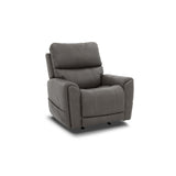Carter Power Rocking Recliner With Power Headrest, Lumbar, Heat & Massage - Smoke | Flexsteel