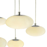 Spanish Alabaster Rectangular Chandelier // Chrome  | Finesse - Home Elegance USA