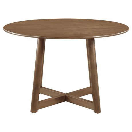 Guinea Walnut 5-piece Solid Wood Dining Set - sold by Home Elegance USA